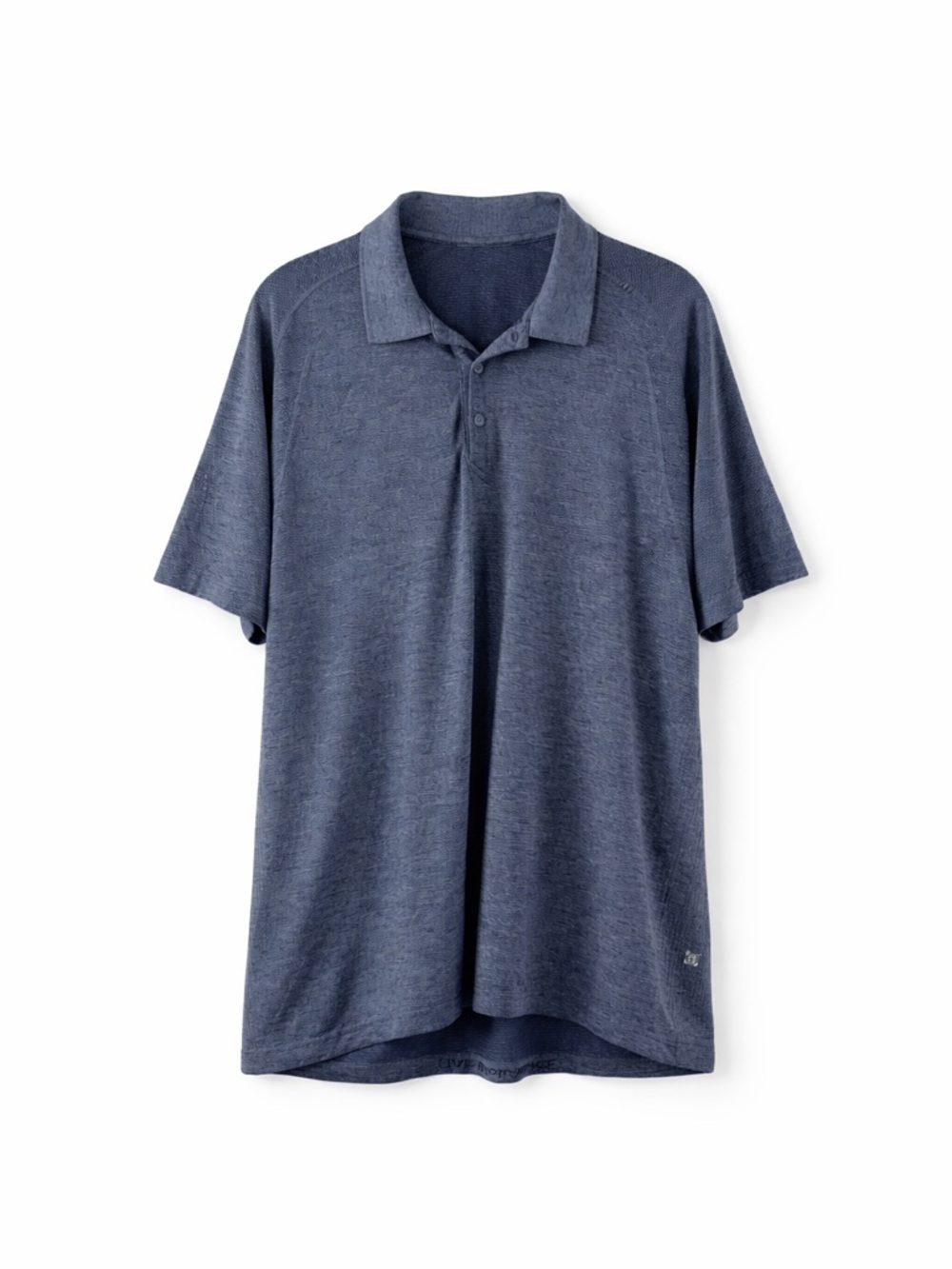 Lululemon Metal Vent Tech Polo Blue Performance Golf Mens Short Sleeve